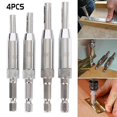 thumbnail image 3 of 4 Pcs Hss Drill Bit Set Self Centering Hinge Hardware Pilot Hole Guides Door Drawer Banban, 3 of 5