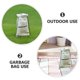 thumbnail image 3 of Raindrops Soporte Redondo Para Bolsa De Basura Exterior En Acero Plateado Para Jardín Y Camping, 3 of 7