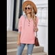 thumbnail image 4 of Sudaderas con Capucha de Moda para Mujer, Sudaderas Holgadas de Gran Tamaño, Camisetas de Larga, Corte Holgado Rosa L, 4 of 10