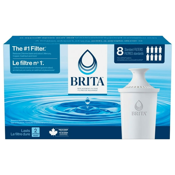 Brita Replacement Filter, 8-pack