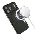 thumbnail image 3 of Magnetic For iPhone 14 Pro Phone Case,Lychee Pattern PU Leather Back Design,Compatible with Mag-safe,Ultra Slim Anti-Scratch Anti-fall Protection Shockproof Thin Fit Phone Case,Black, 3 of 9