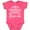 Vintage Hot Pink, variant on Inktastic Grammie and Grampie Love Me Boys or Girls Baby Bodysuit