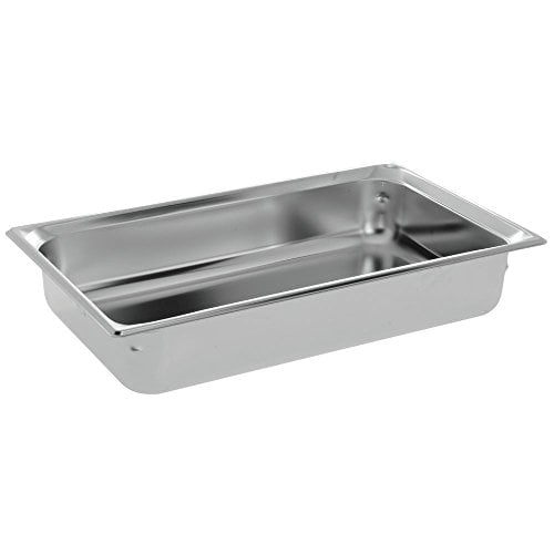 Vollrath 90042 Super Pan 3 - Individual Full-Size Steam Table Pan, 13-9/16 Quart Capacity