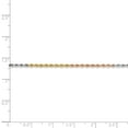 thumbnail image 4 of 14K Tri-Color Gold 1.8mm Diamond Cut Rope Chain Bracelet 7 IN, 4 of 4