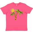 thumbnail image 3 of Inktastic Palm Trees with Cute Smiling Sun Youth T-Shirt, 3 of 5