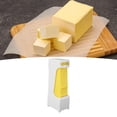 thumbnail image 4 of YAHHU Stick Butter & Cheese Cutter – 7.9x3.1x2.4in,One‑Click ABS & Stainless Steel Dispenser for Fresh Butter, Cheese, and Baking, 4 of 12
