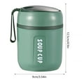 thumbnail image 2 of Lunch Container Hot Food Jar with Foldable Spoon Thermal Insulated Soup Container for Kids Adult, 2 of 10