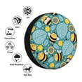 thumbnail image 5 of XMXY Cartoon Bumble Bee Sunflower Spare Tire Cover, Universal Waterproof Cover for Jeep RV Tire Wheel Protection, 17 inch, 5 of 8