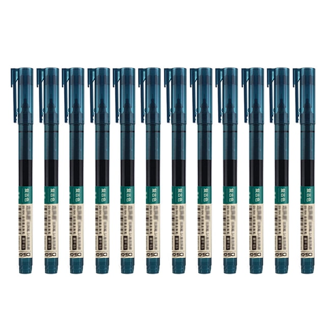 Sidaley 1 Juego de bolígrafos Roller, bolígrafo multicolor de primera calidad, accesorio de oficina, herramienta de cuenta manual de peso Suministros de escritura y corrección Verde oscuro