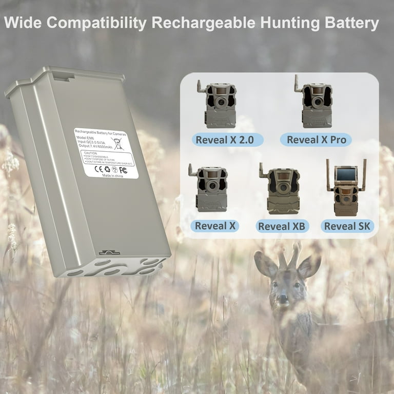Trail Camera Rechargeable Battery Pack