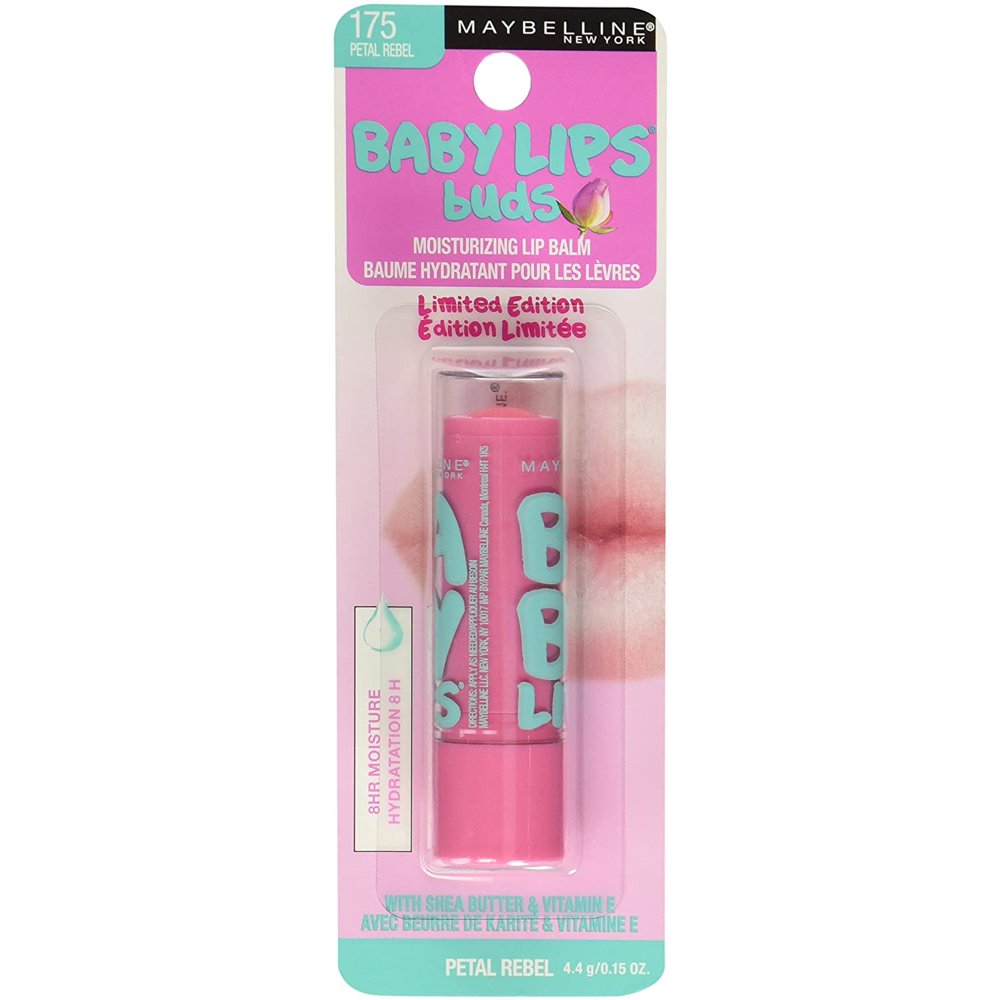 Maybelline Lip Balm Limited Edition Baby Lips Buds 175 Petal Rebel