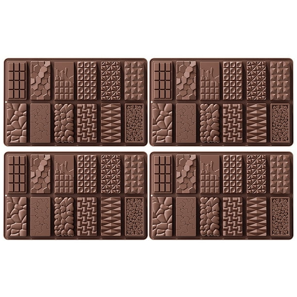 Mini Moldes para Galletas Y Molde Silicona Chocolate (4uds)