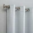 thumbnail image 3 of Sun Zero Nolan Energy Efficient Blackout Grommet Single Curtain Panel, 54" X 108", Dove White, 3 of 9