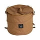 thumbnail image 1 of Bolsa de basura plegable para acampar con cierre de clavos, organizador y reciclable. Marrón, 1 of 9