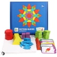 thumbnail image 1 of Wooden Blocks Geometric Shape Educational for Kids Aged 4-8, 1 of 2