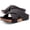Black Linen, variant on Women's Ablette Criss Cross Wedge Sandal, Bone, 10
