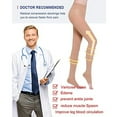 thumbnail image 4 of 1/2 Pair Medical Compression Pantyhose Women Men 23-32 mmHg Edema Varicose Veins, 4 of 9