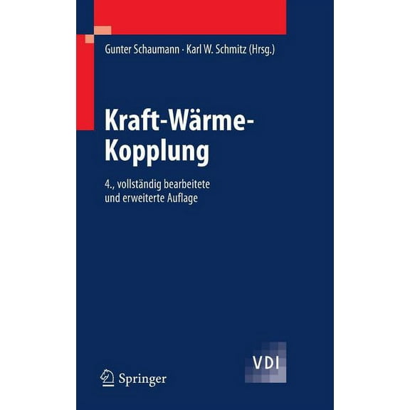 VDI-Buch Kraft-WÃ¤rme-Kopplung, (Hardcover)