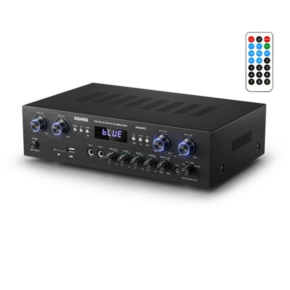 Receptor amplificador de audio estéreo Bluetooth 5.0 Donner MAMP5