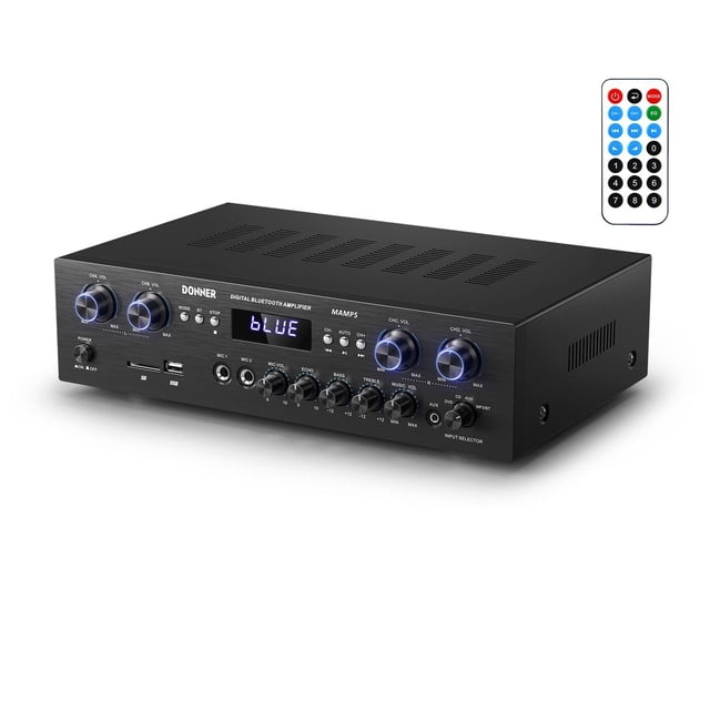Receptor amplificador de audio estéreo Bluetooth 5.0 Donner MAMP5
