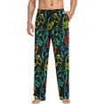 thumbnail image 4 of FREEAMG Men Game Handle Pajama Pants - Comfortable Men's Pajama Bottoms with Pockets, Sleepwear or Lounge Pants for Men#1, 4 of 7