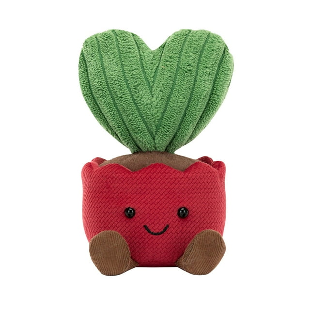 Jellycat Love Cactus, Jellycat Stuffed Animals, Jellycats Cute Plushies Soft and Huggable, Jellycat Plush Toys Bedtime Friend Christmas Gifts for Girls Boys Kids Children