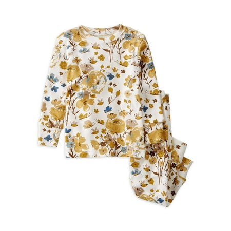 

Little Planet by Carter s Baby & Toddler Girls Snug Fit Organic Long Sleeve Pajamas 2pc 9 Months-5T
