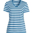 thumbnail image 3 of Lands' End Plus Size Supima Cotton V-Neck T-Shirt, 3 of 3