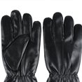 thumbnail image 2 of LOLIPPYY Black Winter PU Gloves with Plush Lining and AntiStatic Feature for Outdoor Sports and Mountain Climbing Size 0.5, 2 of 8