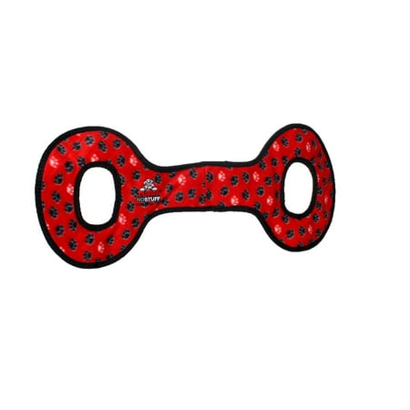 UPC: 0180181907692 | Tuffy No Stuff Ultimate Tug-O-War Red Paw  Durable Squeaky Dog Toy