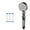 B, variant on High Pressure 5 Mode Filter Shower Head, ZzCityTK Turbo 5-Speed Adjustable Shower Sprayer Easy Tool-Free Installation, Portable Bathroom Faucet with Filtration System for Household Spa Refreshment