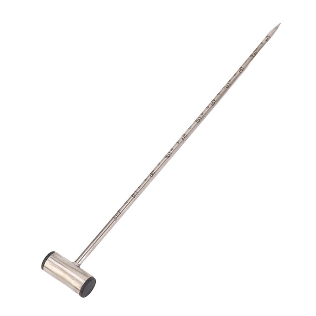 Sonda de suelo de 14 Pulgadas para plantas de interior, Sonda de suelo de Acero inoxidable, Sonda de Maestreo de suelo con Medidor de Humedad para Maestreo de Suelo de Granja,