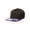 BLACK/PURPLE, variant on Yupoong Wool Blend 6-Panel Structured Two-Tone Cap, Style 110FT