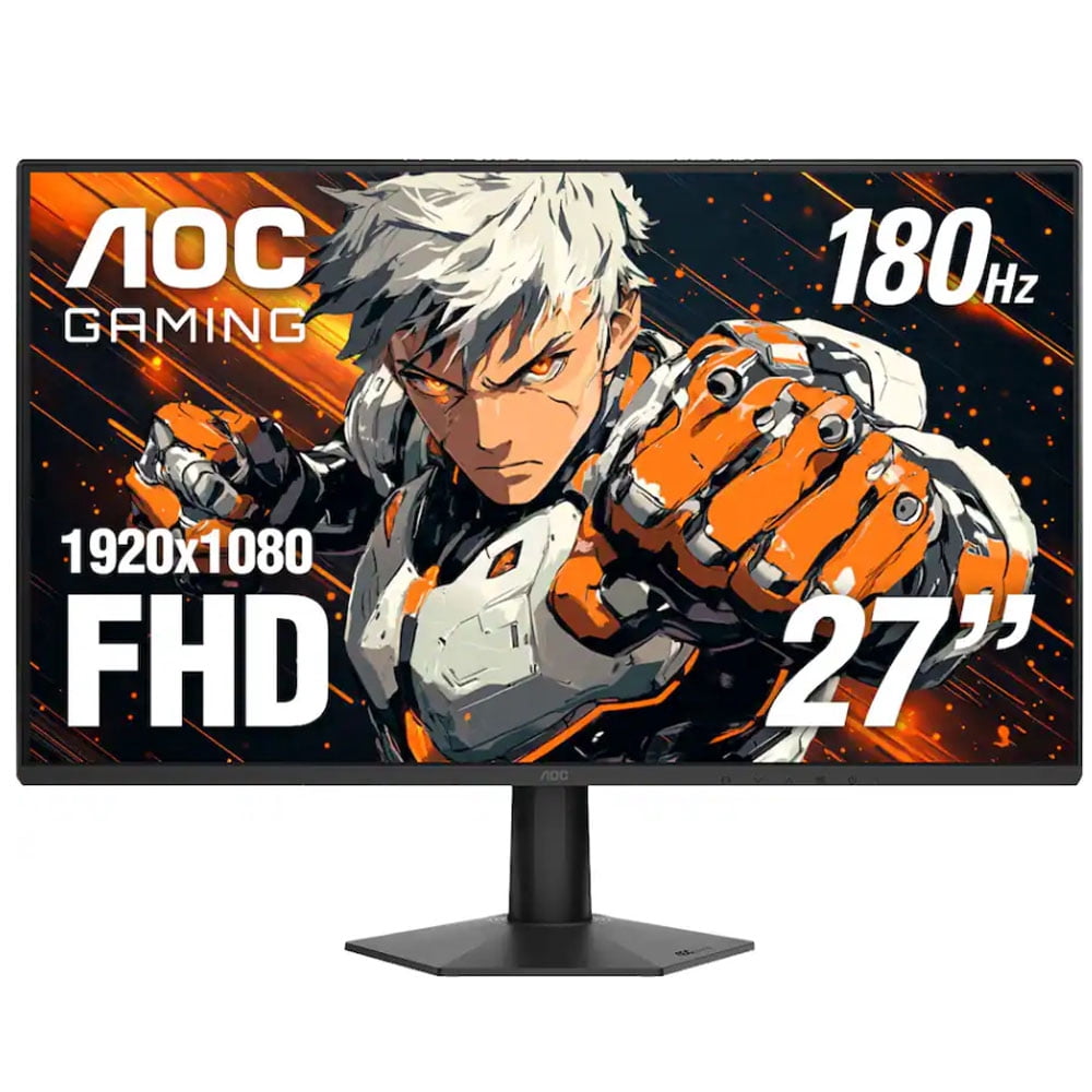 AOC - 27G50F2 27" IPS Panel, LED, FHD, G-Sync Compatible, 180hz Gaming Monitor - Black