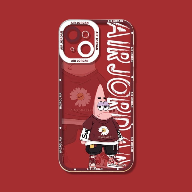 Bob Esponja-funda de silicona suave para iPhone, carcasa de teléfono de estrella de Patricks para iPhone 14, 13, 12, 11 Pro Max, Mini, XS, X, XR, SE, 6, 6S, 7, 8 Plus, SE, 2020 Fivean unisex