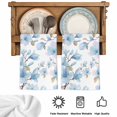 thumbnail image 5 of Blue Flowers Kitchen Towels Set of 4, Spring Watercolor Botanical Floral Leaf Plant Absorbent Dish Towels for Kitchen, Microfiber Hand Towel, Quick Drying Tea Towel for Cleaning Decorative Dishcloths, 5 of 7