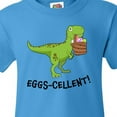 thumbnail image 4 of Inktastic Eggs-cellent Cute Easter T-Rex Dinosaur Youth T-Shirt, 4 of 5