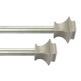 thumbnail image 6 of Deco Window 2 Pack Curtain Rod with Finial & Bracket Set - 28" to 48" (5/8" Diameter, Nickel), 6 of 7