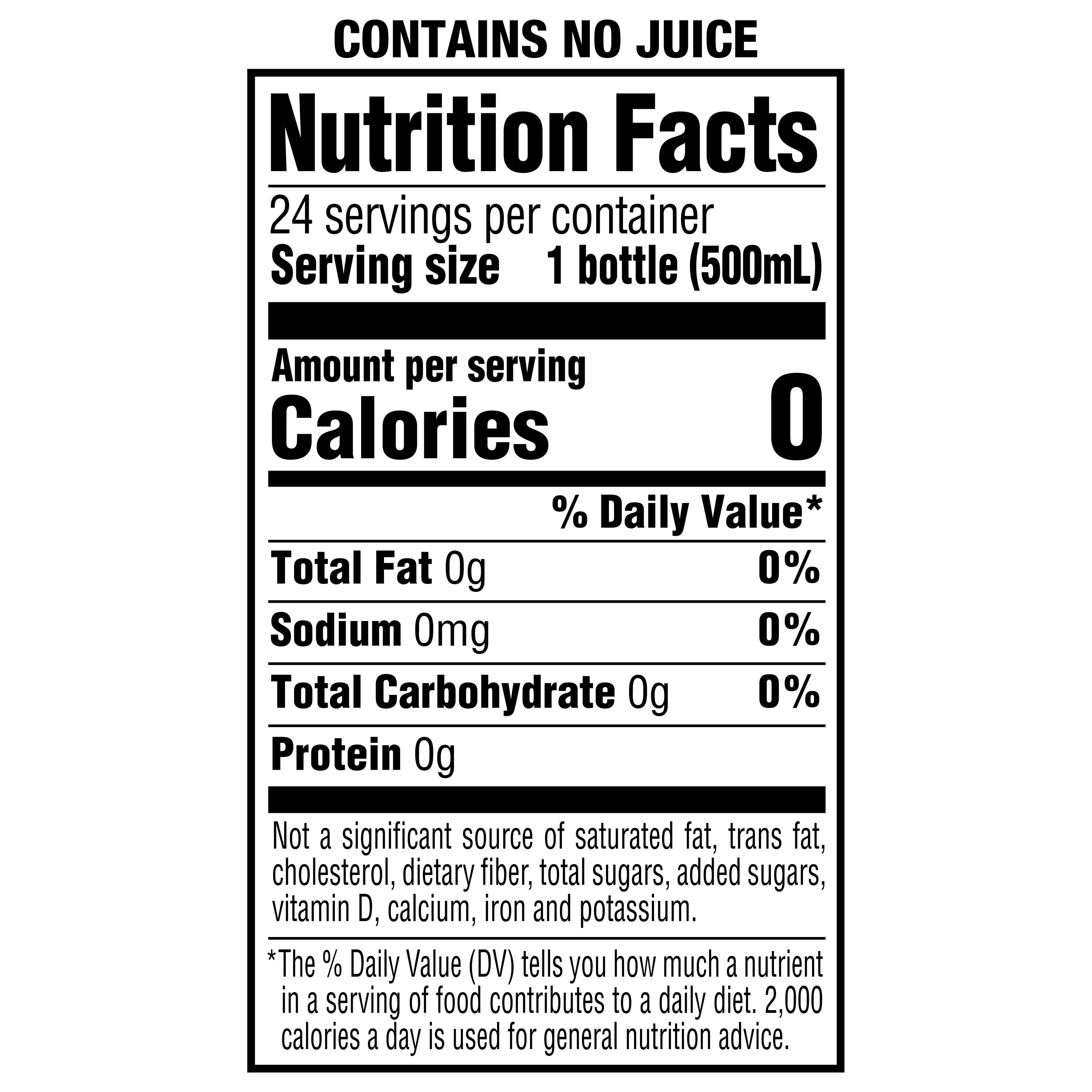 Arrowhead Sparkling Water, Black Cherry, 16.9 oz. Bottles (24 Count)