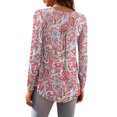 thumbnail image 3 of a.Jesdani Women's Plus Size Tunic Tops Long Sleeve V Neck Casual Blouses m-4x, 3 of 7