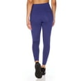 thumbnail image 2 of Reebok Women's Solid Print High Rise 7/8 Legging with 25" Inseam and Side Pockets, 2 of 4