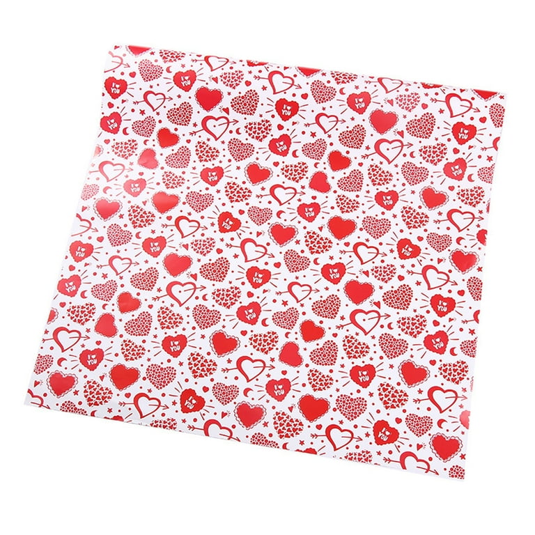 Home Decor Valentine'S Day Tissue Paper Gift Wrapping Tissue Paper Sweet  Heart Design Gift Wrap Paper Gift Wrapping For Valentine'S Day Diy Crafts  Wedding Gift Decorations Valentines Day Decor Paper 