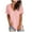 Pink, variant on XMMSWDLA Womens Summer Tunic Tops Short Sleeve T-Shirts Casual V-Neck Blouses Loose Beach Basic Tee Shirts Football Shirts for Women