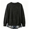 thumbnail image 4 of Salem Broom Company Sweatshirt for Women Halloween Witch Spooky Season Shirts Crew Neck Hocus Pocus Holiday Pullover Khaki XL, 4 of 4