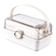 thumbnail image 1 of Caja de maquillaje plegable de escritorio, caja organizadora de suministros de primeros auxilios, estuche de maquillaje portátil impermeable, caja de, 1 of 8