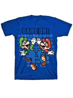 Super Mario Bros Big Boys Shirts Tops Walmart Com - voltron shirt roblox code
