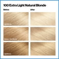 thumbnail image 4 of Revlon Total Color Permanent Hair Color, Clean and Vegan, 100% Gray Coverage Hair Dye, 100 Extra Light Natural Blonde, 5.94 fl oz, 4 of 15
