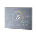 thumbnail image 3 of Termostato de habitación programable inteligente WiFi Controlador de temperatura de calefacción eléctrica LCD retroiluminado, plateado Inevent HA001969-03B, 3 of 6