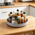 thumbnail image 5 of YFGEFTR Makeup Perfume Organizer Tray, Round Tray with Large Capacity, for Dresser/Vanity/Bathroom Countertop, 360 Degree Rotating, 5 of 6