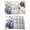 White, variant on Placemats Set of 4 - 13x19 Inch, Blue Thanksgiving Non-Slip Washable Place Mats for Dining Table, Fall Farmhouse Harvest Pumpkin Leaves Polyester & Linen Blend Table Mats for Kitchen Party Holiday
